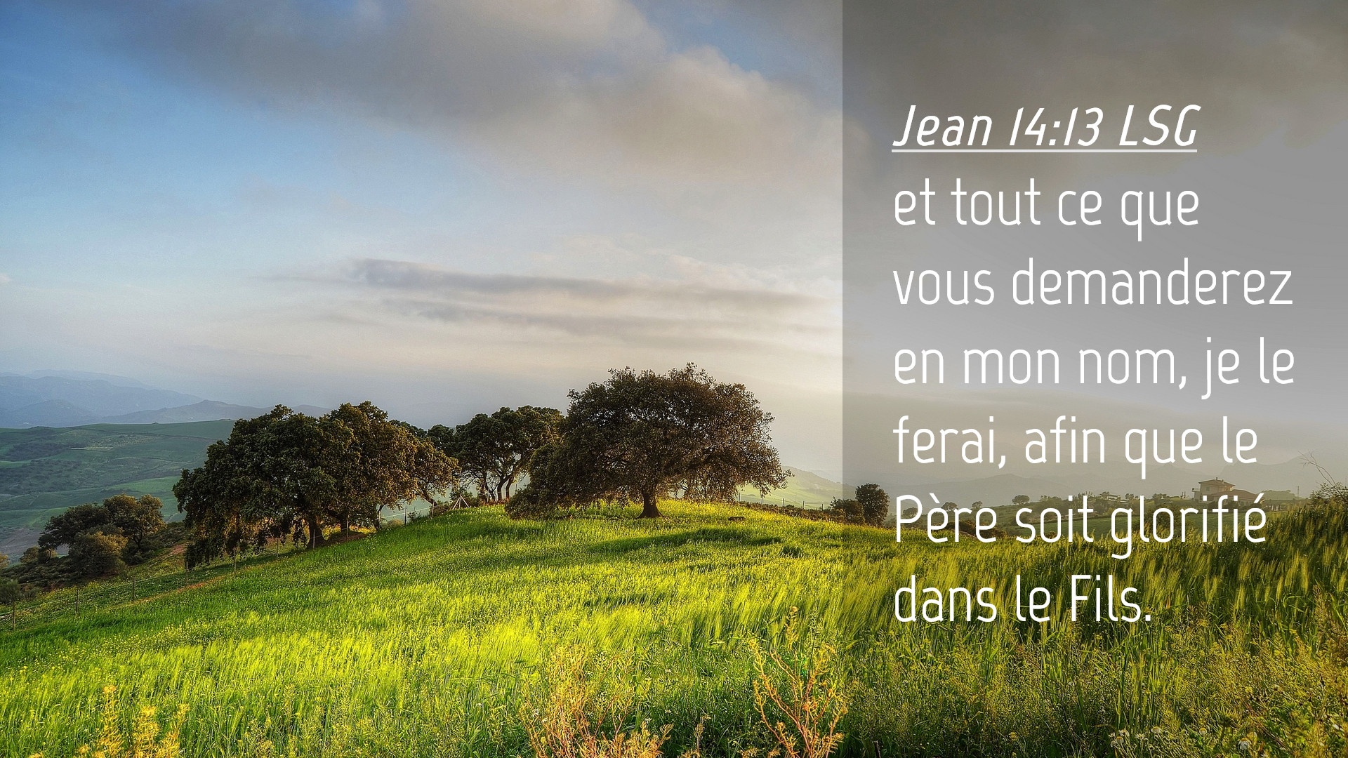 évangile Du Jour Tout Ce Que Vous Demanderez En Mon Nom Je Le Ferai